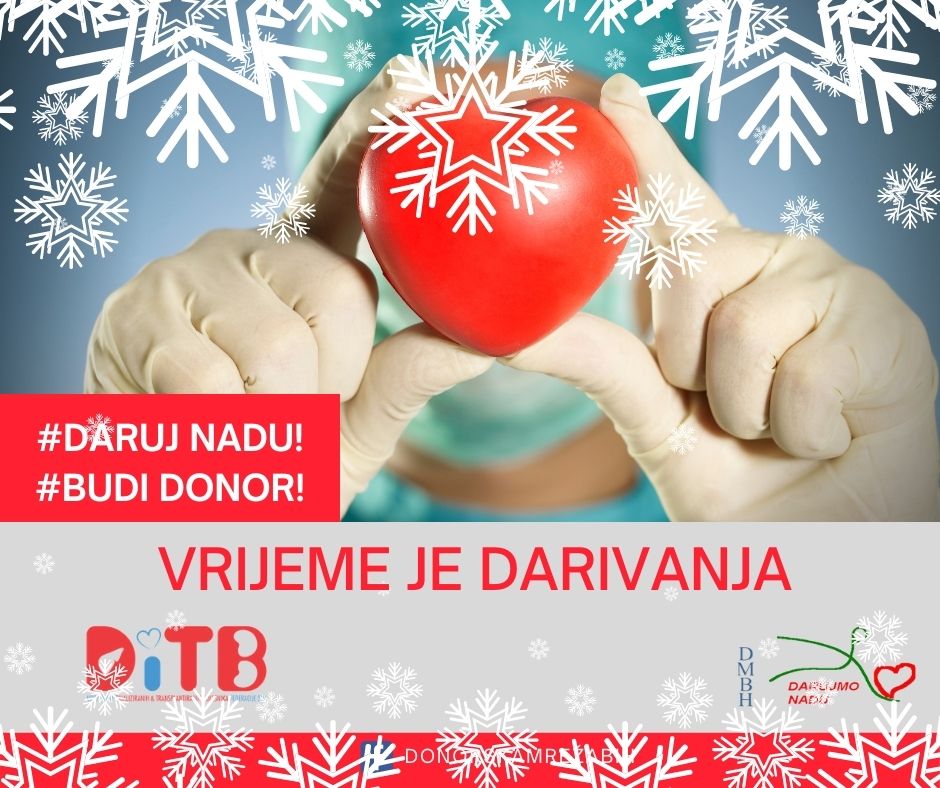Vrijeme je darivanja, budi donor - daruj nadu!